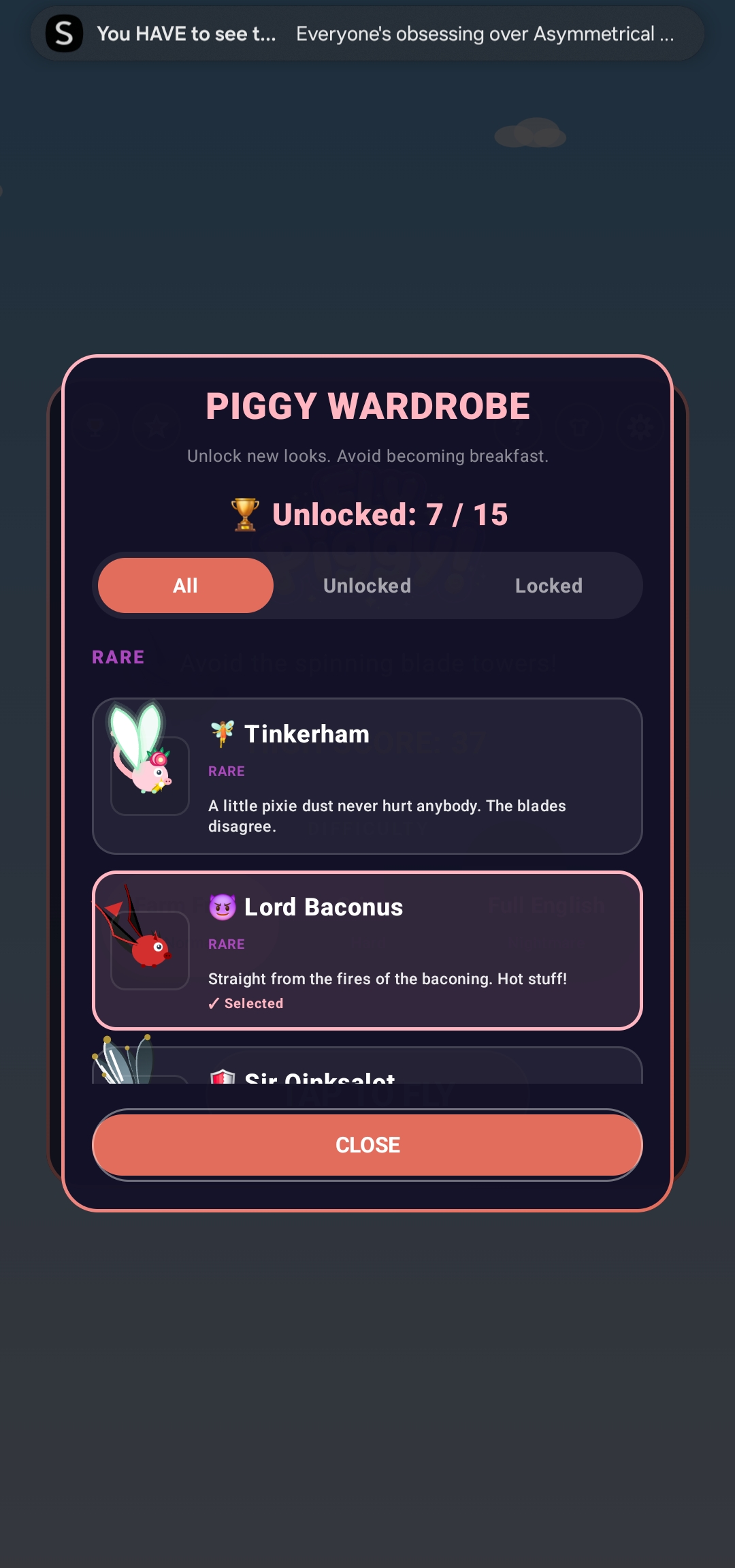 Fly Piggy! screenshot 4